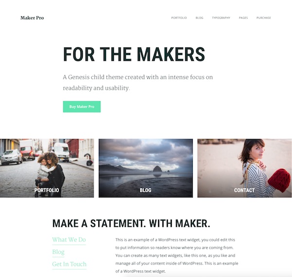 Makers web design